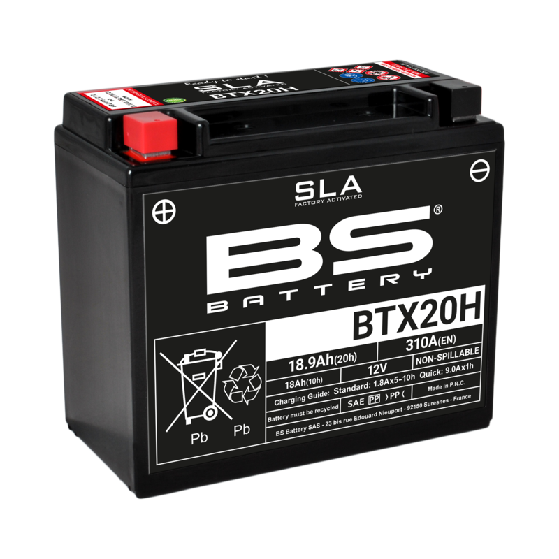 BATERÍA BS BATTERY SLA BTX20H (FA) | BATERÍA MOTO BS BATTERY