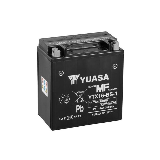 Batería Yuasa YTX16-BS-1 Combipack