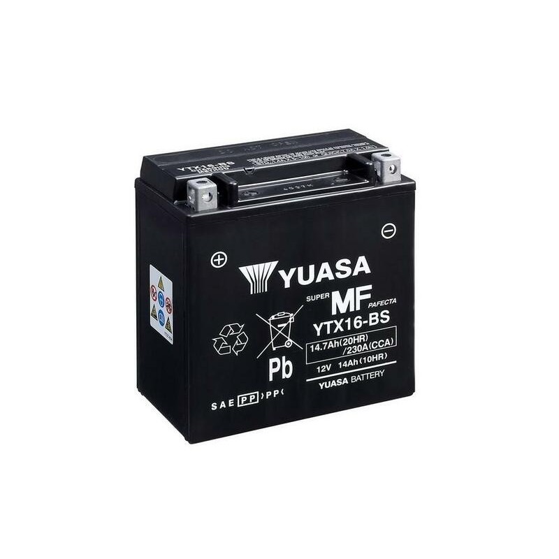 Batería Yuasa YTX16-BS Combipack