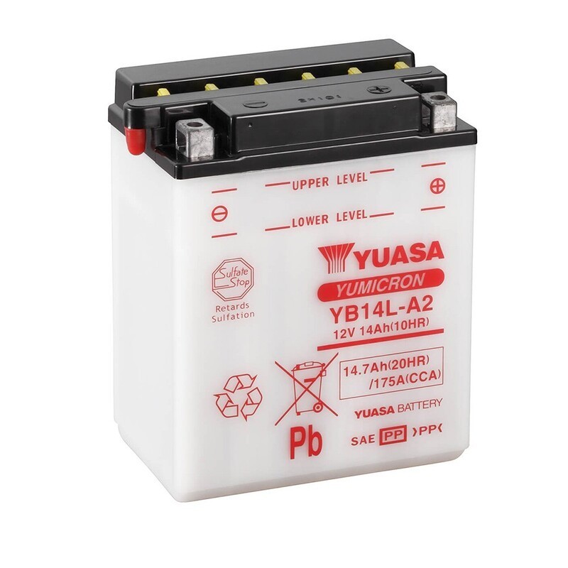 Batería Yuasa YB14L-A2 (CP) Combipack