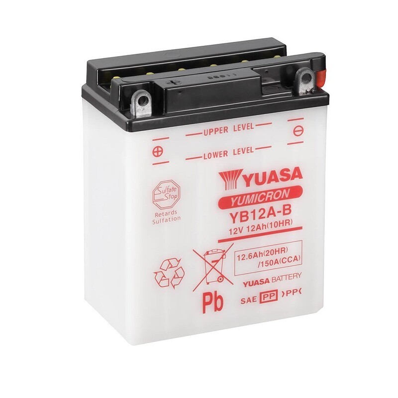 Batería Yuasa YB12A-B (CP) Combipack