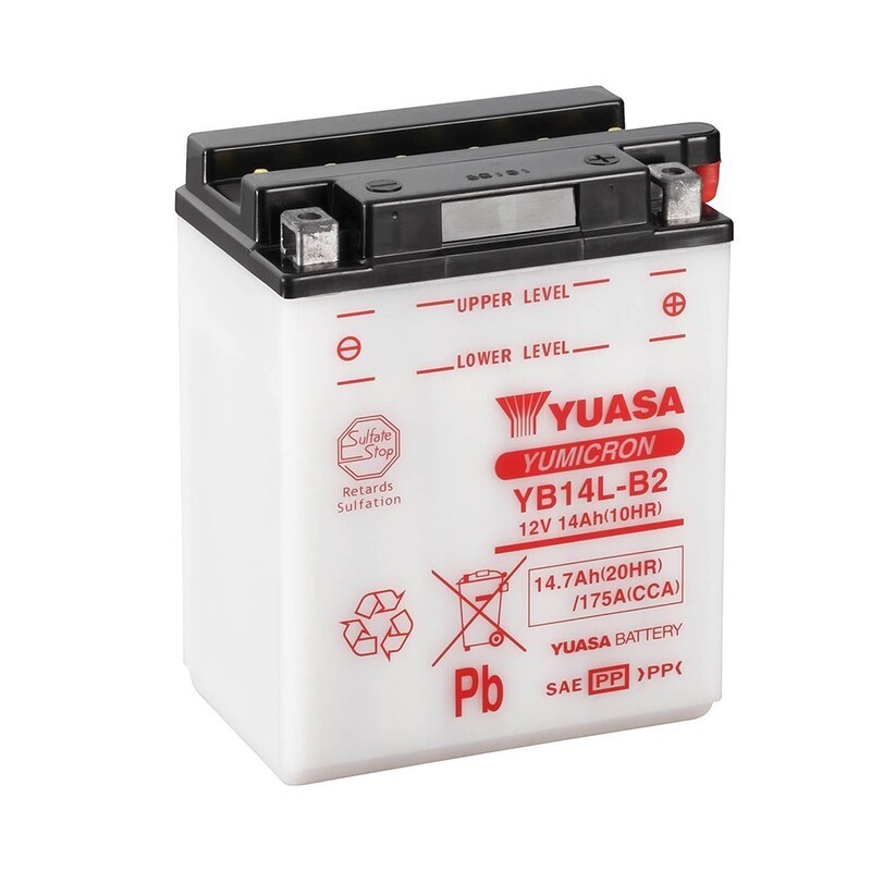 Batería Yuasa YB14L-B2 (CP) Combipack