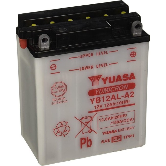 Batería Yuasa YB12AL-A2 (CP) Combipack