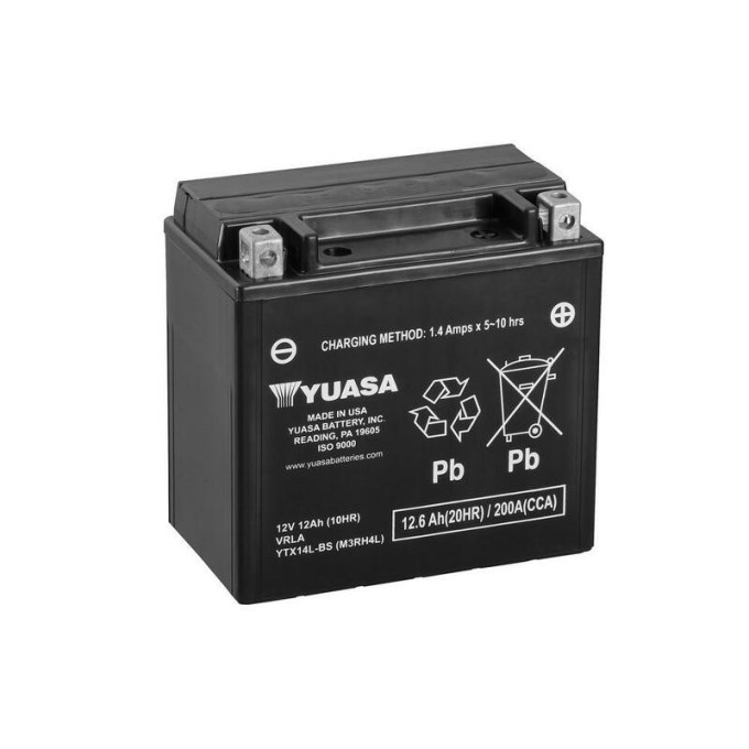 Batería Yuasa YTX14L-BS Combipack