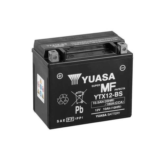 Batería Yuasa YTX12-BS Combipack