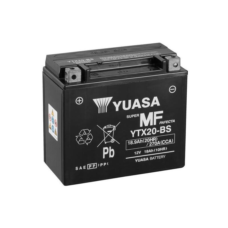 Batería Yuasa YTX20-BS Combipack