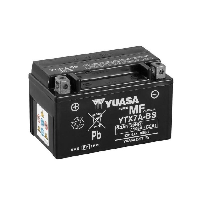 Batería Yuasa YTX7A-BS Combipack