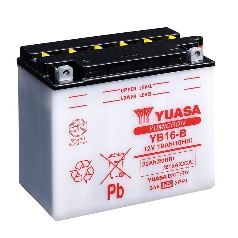 Batería Yuasa YB16-B (CP) Combipack