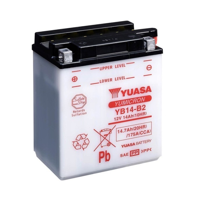 Batería Yuasa YB14-B2 (CP) Combipack