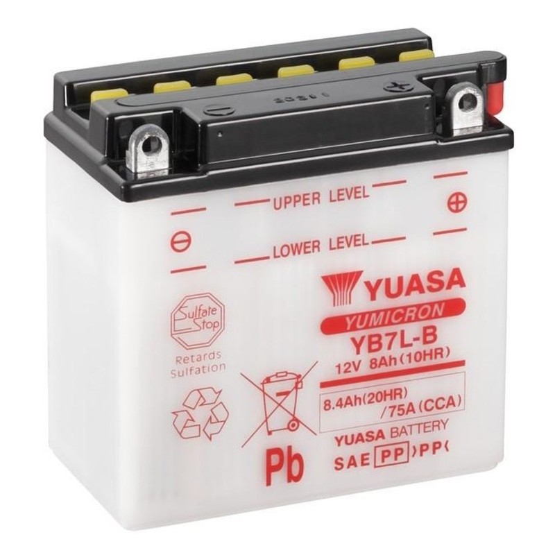 Batería Yuasa YB7L-B (CP) Combipack
