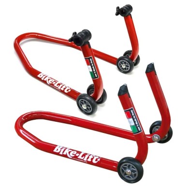 JUEGO CABALLETES MOTO DELANTERO Y TRASERO BIKE LIFT