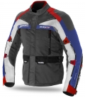 CHAQUETA CORDURA SEVENTY DEGREES SD-JT43 TOURING GRIS OSCURO / ROJO / AZUL TALLA S / L / XL / XXL