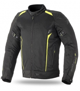 CHAQUETA CORDURA SEVENTY DEGREES SD-JT32 TOURING NEGRO / AMARILLO FLUOR