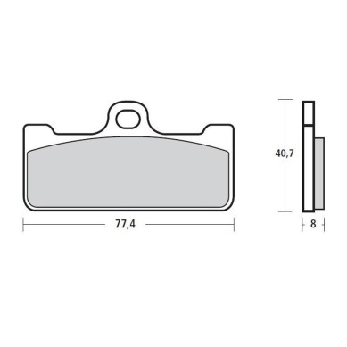 PASTILLAS BREMBO Z04 107A48603