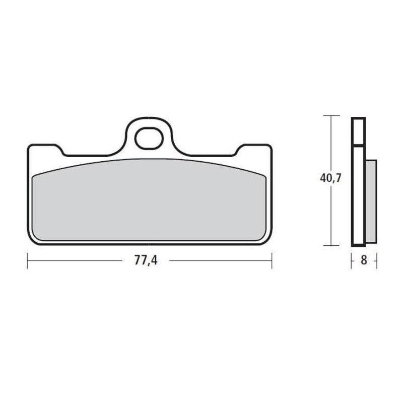 PASTILLAS BREMBO Z04 107A48603