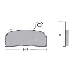 PASTILLAS BREMBO Z04 107A48605