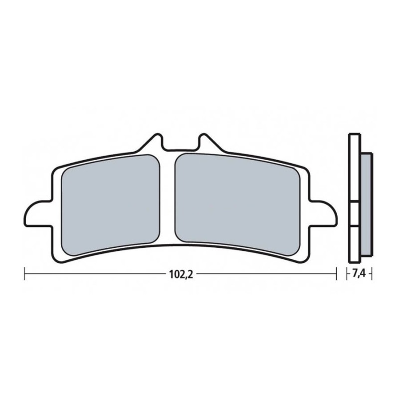 PASTILLAS BREMBO Z04 107A48639