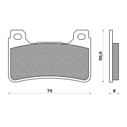 PASTILLAS BREMBO Z04 107A48648