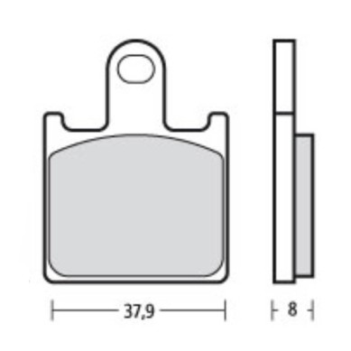 PASTILLAS BREMBO Z04 107A48650