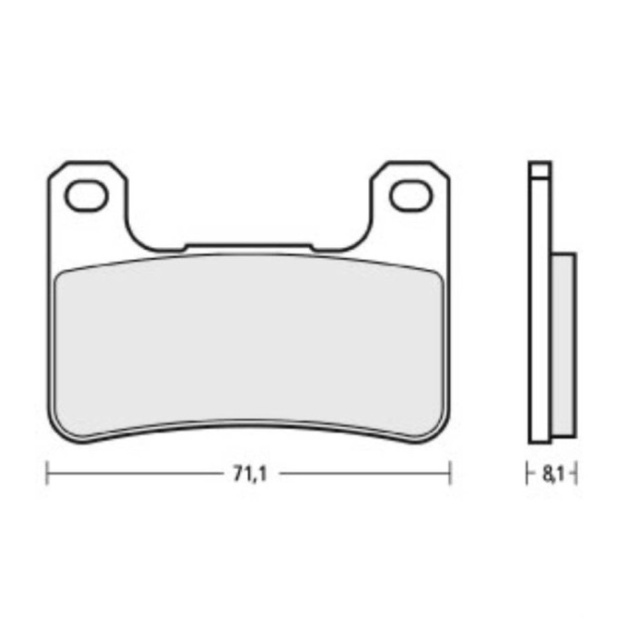PASTILLAS BREMBO Z04 107A48651