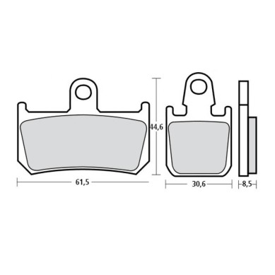 PASTILLAS BREMBO Z04 107A48652