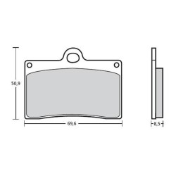 PASTILLAS BREMBO Z04 107A48653