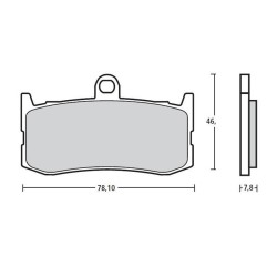 PASTILLAS BREMBO Z04 107A48655