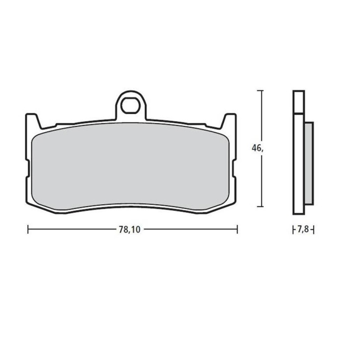 PASTILLAS BREMBO Z04 107A48655