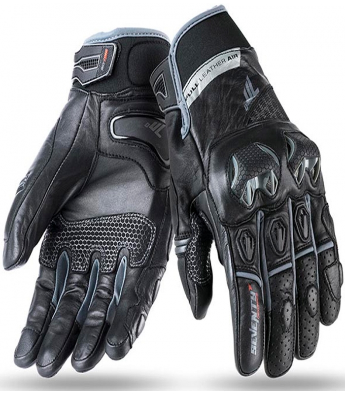 Guantes Seventy Degrees SD-N19 Naked Negro Gris Invierno