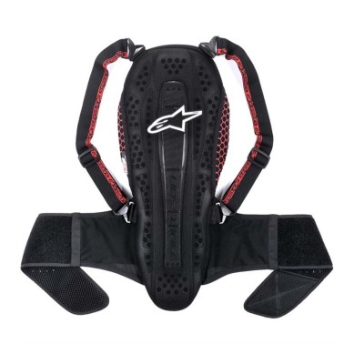 ESPALDERA ALPINESTARS NUCLEON KR-2 HUMO / NEGRO / ROJO