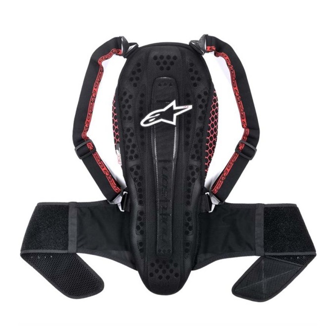 ESPALDERA ALPINESTARS NUCLEON KR-2 HUMO / NEGRO / ROJO