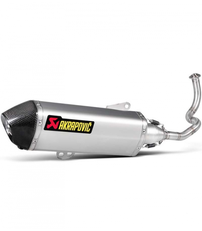 TUBO ESCAPE AKRAPOVIC PARA HONDA SH 125I /150I 20132016 HOMOLOGADO Serie Racing Inox