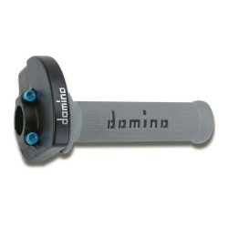 PUÑOS DE GAS RÁPIDO DOMINO MONOCILÍNDRICO CON PUÑOS GRIS / NEGRO 3332.03