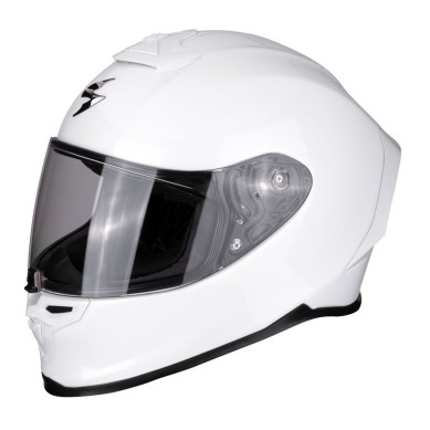 CASCO SCORPION EXO R1 AIR BLANCO BRILLO