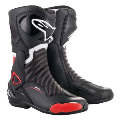 BOTAS ALPINESTARS SMX-6 v2 NEGRO / ROJO TALLA 41 / 42 / 44