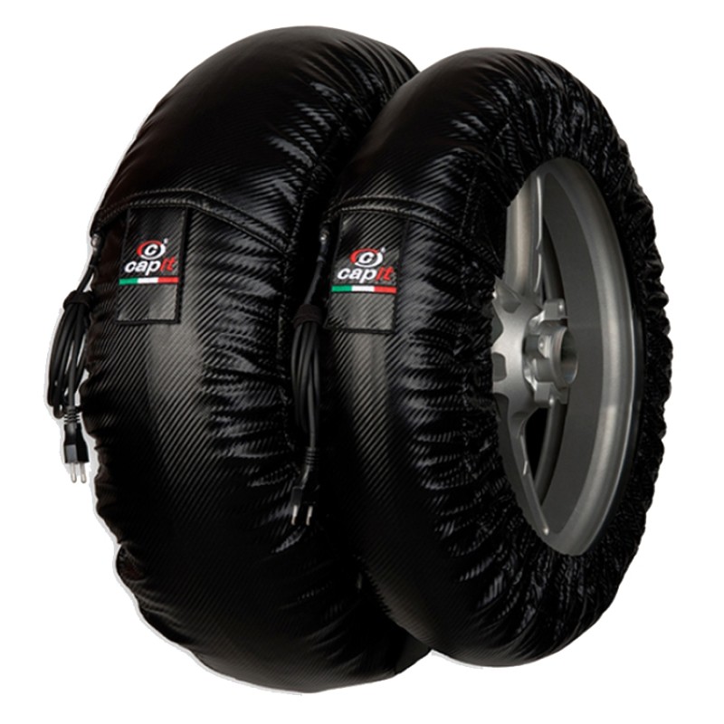 CALENTADORES CAPIT SUPREMA SPINA NEGRO CARBONO (17'' Del.120/Tra.180)