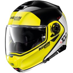 CASCO MODULAR N100.5 PLUS DISTINCTIVE BLANCO / NEGRO / AMARILLO
