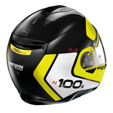 CASCO MODULAR N100.5 PLUS DISTINCTIVE BLANCO / NEGRO / AMARILLO