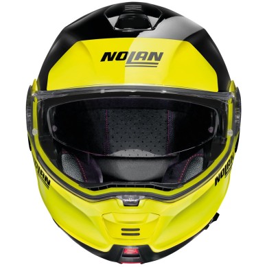 CASCO MODULAR N100.5 PLUS DISTINCTIVE BLANCO / NEGRO / AMARILLO
