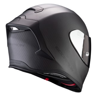 CASCO-SCORPION-EXO-R1-CARBON-AIR-SOLID-MATT-NEGRO-DETRAS