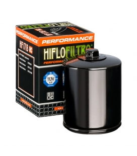 FILTRO DE ACEITE HIFLOFILTRO RACING HF171BRC (NEGRO)