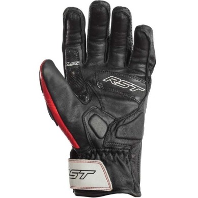 GUANTE RST STUNT III CE BLANCO/NEGRO/ROJO