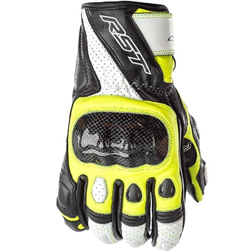 GUANTE RST STUNT III CE AMARILLO BLANCO/NEGRO/AMARILLO FLUOR