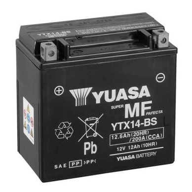 BATERIA YUASA  YTX14H-BS(CP)