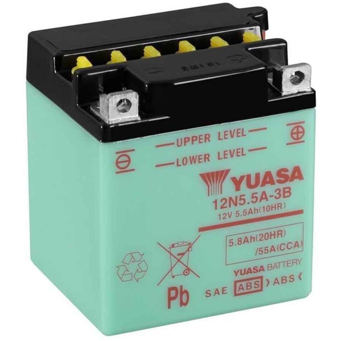 BATERIA YUASA  12N5.5A-3B (CP)