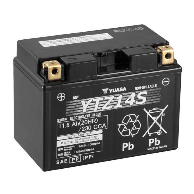 BATERIA YUASA  YTZ14S (WC)