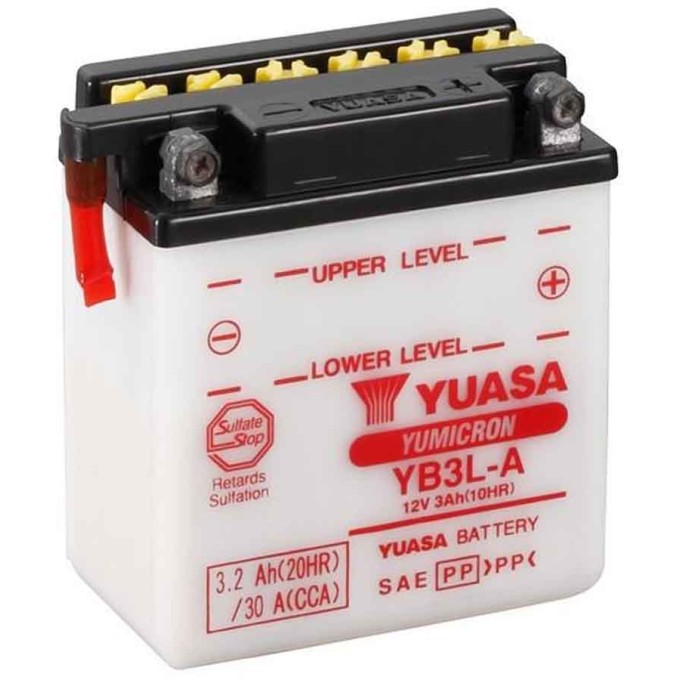 BATERIA YUASA  YB3L-A (DC)