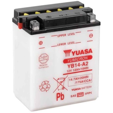 BATERIA YUASA  YB14-A2 (CP)