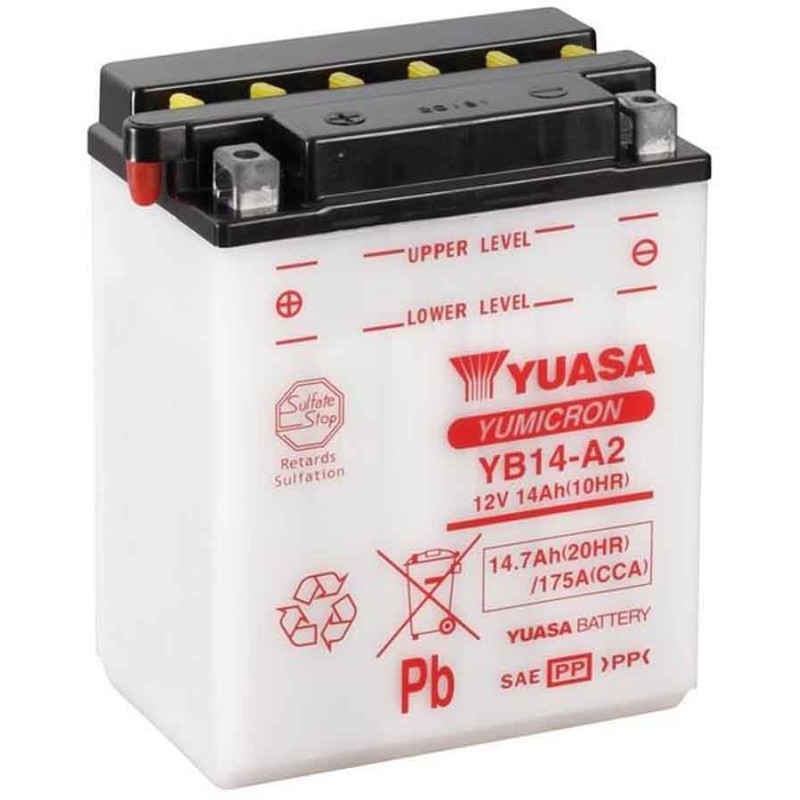 BATERIA YUASA  YB14-A2 (CP)