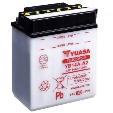 BATERIA YUASA  YB14A-A2 (CP)